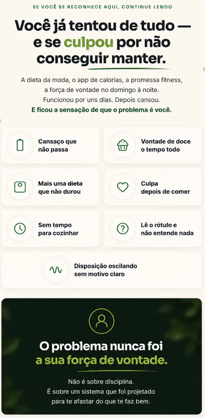Você já tentou de tudo